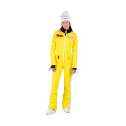 Kombinezon Rossignol damski W Sublim Insulated Overall żółty. Żółte spodnie snowboardowe damskie Rossignol, na zimę, s, bez wzorów, sportowe, narciarskie. Za 4,332.15 zł.