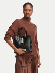Furla Torebka Goccia S WB01949 ARE000 O6000 Czarny. Czarne torebki do ręki damskie Furla, bez wzorów, ze skóry, bez dodatków. Za 1,439.00 zł.