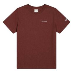 T-shirt Damski Logo. Brązowe t-shirty damskie Champion, bez wzorów, casualowe, bez kołnierzyka. Za 143.99 zł.