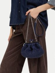 Weekend Max Mara Torebka Pasticcino 2615511115650 Granatowy. Niebieskie torebki do ręki damskie Weekend Max Mara, bez wzorów, z syntetyku, wizytowe, bez dodatków. Za 1,159.00 zł.