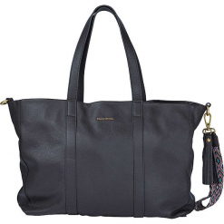 Skórzany shopper bag "Skylar" w kolorze czarnym - 53 x 38 x 14 cm. Torebki shopper damskie marki bonprix. W wyprzedaży za 864.95 zł.