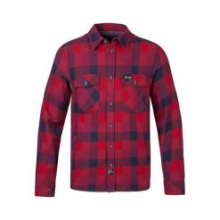 Koszula z długim rękawem Rafiki Virage. Czerwone koszule męskie Rafiki, m, bez wzorów, bez kołnierzyka, bez ramiączek. W wyprzedaży za 387.65 zł.