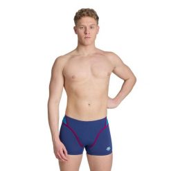 Kąpielówki męskie spodenki bokserki treningowe Arena Men's Icons Swim. Niebieskie kąpielówki męskie Arena, m, bez wzorów, do pływania. Za 69.99 zł.