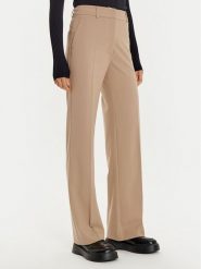 ACCESS FASHION Spodnie materiałowe 44-5064-118 Beżowy Straight Fit. Brązowe spodnie materiałowe damskie ACCESS FASHION, bez wzorów, z materiału. Za 259.99 zł.