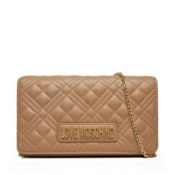 Torebka LOVE MOSCHINO. Brązowe torebki do ręki damskie Love Moschino, bez wzorów, wizytowe, bez dodatków. Za 449.99 zł.