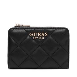 Portfel Guess. Czarne portfele damskie Guess, z aplikacjami. Za 264.99 zł.
