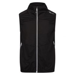 Bezrękawnik Męska Softshell Lankin VI. Czarne kurtki sportowe męskie Regatta, m, bez wzorów, z softshellu, trekkingowe. Za 105.99 zł.