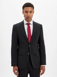 BOSS kurtka modułowa z wełny dziewiczej - Jasper Mężczyźni Regular Fit wełna ze strzyży niebieski, 110. Niebieskie kurtki męskie Boss, m, bez wzorów, z wełny, eleganckie, bez kaptura. Za 1,499.95 zł.