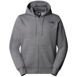 Bluza turystyczna męska The North Face M Simple Dome Full Zip. Szare bluzy męskie The North Face, m, bez wzorów, bez kaptura, trekkingowe. Za 334.00 zł.