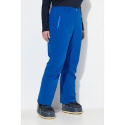 Damskie Funkcyjne spodnie termiczne wodoodporne pochodzące z recyklingu. Niebieskie spodnie sportowe damskie Ulla Popken, plus size, bez wzorów, z elastanu, narciarskie. Za 479.99 zł.