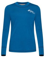 Funktionsshirt W Monviso Wool LS T-Shirt. Niebieskie t-shirty damskie Vaude, bez wzorów, z materiału, klasyczne, bez kołnierzyka. Za 429.00 zł.