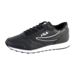 Trenerzy Fila Orbit Low. Czarne obuwie sportowe damskie Fila, bez wzorów, do biegania. Za 243.78 zł.