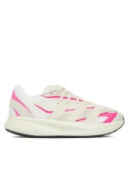 Adidas Sneakersy Lightblaze JQ4760 Beżowy. Brązowe buty sportowe dziewczęce Adidas, bez wzorów, z materiału, bez zapięcia. Za 199.99 zł.
