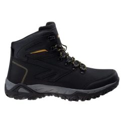Buty Hi-Tec Medin Mid 92800377415 czarne. Czarne trekkingi męskie . Za 284.10 zł.