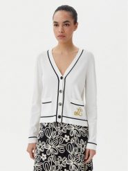 Luisa Spagnoli Kardigan Canaria 100003 Écru Regular Fit. Kardigany damskie Luisa Spagnoli, l, bez wzorów, z syntetyku. Za 839.99 zł.