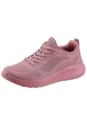 Buty do chodzenia damskie Skechers Memory Foam Bobs Squad Chaos. Czerwone obuwie sportowe damskie Skechers, bez wzorów, z dzianiny, trekkingowe. Za 239.99 zł.