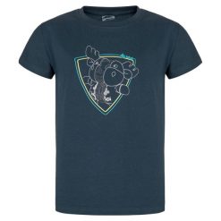 Chłopięca bawełniana koszulka Kilpi ALBION-JB. Niebieskie t-shirty dla chłopców Kilpi, bez wzorów, z bawełny, bez ramiączek. Za 50.25 zł.