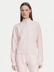 Guess Bluza V2YQ17 K7UW2 Różowy jasny Regular Fit. Czerwone bluzy damskie Guess, l, z aplikacjami, z wiskozy, bez kaptura. Za 364.99 zł.