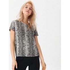 T-shirt z motywem zwierzęcym - Beżowy. T-shirty damskie marki House. Za 39.99 zł.