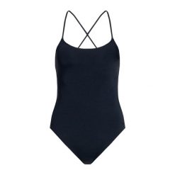 Strój kąpielowy jednoczęściowy damski ROXY Beach Classics. Szare kostiumy jednoczęściowe damskie Roxy, xs, bez wzorów, z elastanu, sportowe, do pływania. Za 149.99 zł.