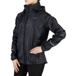 Kurtka przeciwdeszczowa damska Viking Rainier Lady. Czarne kurtki damskie Viking, l, bez wzorów, bez kaptura, trekkingowe. Za 151.96 zł.