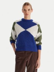 Tommy Hilfiger Sweter WW0WW47464 Kolorowy Relaxed Fit. Swetry damskie Tommy Hilfiger, m, bez wzorów, z syntetyku, bez kołnierzyka, bez ramiączek, bez kaptura. Za 999.99 zł.