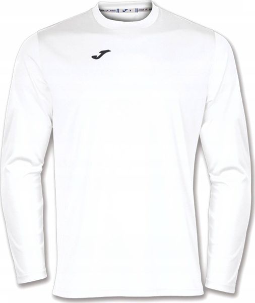 Joma KOSZULKA SPORTOWA T-SHIRT JOMA 100092.200 COMBI WHITE LONGSLEEVE. Białe koszulki sportowe męskie Joma, m, bez wzorów, bez kołnierzyka, bez ramiączek. Za 47.00 zł.