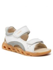 Primigi Sandały 3935000 S Biały. Białe sandały chłopięce Primigi, ze skóry, bez zapięcia. Za 379.99 zł.