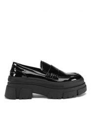 DeeZee Loafersy 62069-1 Czarny. Czarne mokasyny damskie DeeZee, z materiału. Za 169.99 zł.