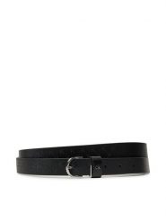 Calvin Klein Pasek Ck Metal Round Buckle 2.5_Mono K60K613150 Czarny. Czarne paski damskie Calvin Klein, bez wzorów, ze skóry. Za 116.99 zł.