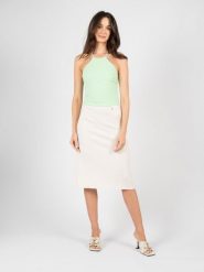 Patrizia Pepe Spódnica | 8G0290/K031 | Kobieta | Biały. Białe spódnice damskie Patrizia Pepe, bez wzorów, z dzianiny, eleganckie, dopasowane. W wyprzedaży za 389.00 zł.