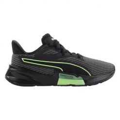 Buty do biegania męskie Puma Pwr Frame Tr. Czarne buty sportowe męskie Puma, z materiału, bez zapięcia, do biegania. Za 416.00 zł.