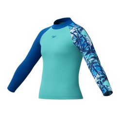 Bluzka Z Długim Rękawem Z Nadrukiem Dla Chłopców. Niebieskie t-shirty dla chłopców Speedo, bez wzorów, z elastanu, bez ramiączek. Za 164.99 zł.