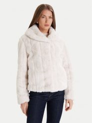 Guess Futro W0BL0N WDCH0 Écru Regular Fit. Płaszcze damskie Guess, l, z aplikacjami, z futra, bez kaptura. Za 699.99 zł.