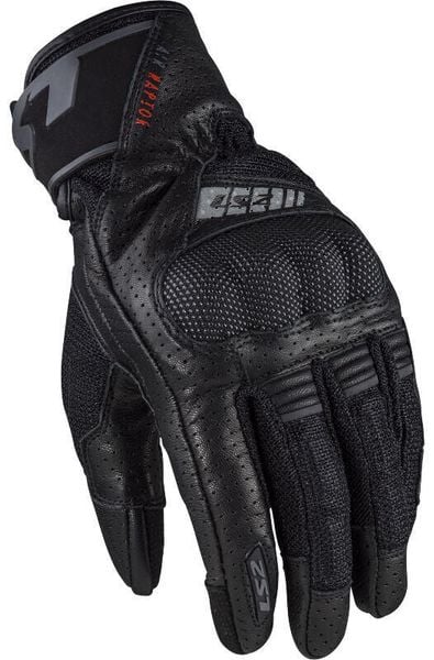 Rękawiczki LS2 Air Raptor męskie czarne S. Czarne rękawiczki męskie L2S, na lato, bez wzorów, z materiału. Za 489.75 zł.