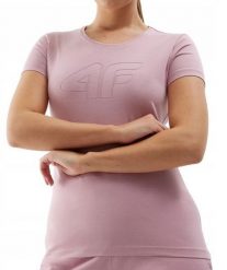 4f Koszulka Damska Bawełniana T-shirt Sportowy 4F F1163. Koszulki sportowe damskie 4f, bez wzorów, z bawełny, bez kołnierzyka, bez ramiączek. Za 24.50 zł.