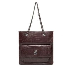 Torebka Badura. Brązowe torebki do ręki damskie Badura, bez wzorów, klasyczne, bez dodatków. Za 279.99 zł.