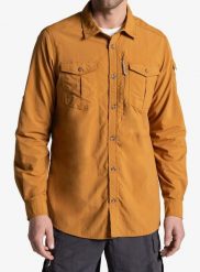 Koszula podróżnicza Craghoppers NosiLife Adventure LS Shirt III. Brązowe koszule męskie Craghoppers, m, bez wzorów, z materiału, eleganckie, bez kołnierzyka, bez ramiączek. Za 524.65 zł.