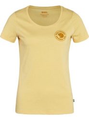Koszulka damska Fjallraven 1960 Logo T-shirt. Żółte t-shirty damskie Fjällräven, s, bez wzorów, z bawełny, biznesowe, bez kołnierzyka. Za 239.20 zł.