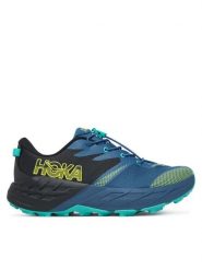 Hoka Buty do biegania Speedgoat 7 1176635 Niebieski. Niebieskie buty sportowe chłopięce HOKA, bez wzorów, z meshu, bez zapięcia, do biegania. Za 449.99 zł.