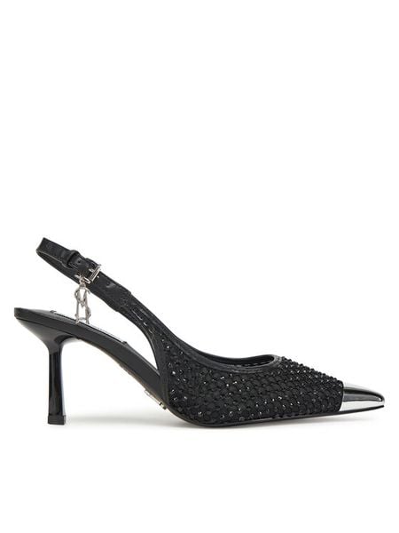 Steve Madden Szpilki Vixyn SM11003536 Czarny. Czarne szpilki damskie Steve Madden, bez wzorów, z materiału, bez obcasa, bez zapięcia. Za 349.99 zł.