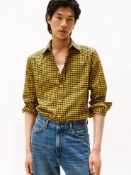 Tommy Hilfiger koszula casual Mężczyźni Regular Fit Bawełna żółty|czarny, L. Czarne koszule męskie Tommy Hilfiger, l, z aplikacjami, z bawełny, casualowe, bez kołnierzyka, bez ramiączek. Za 279.95 zł.