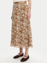 Luisa Spagnoli Spódnica midi Tenente 541989 Beżowy Regular Fit. Brązowe spódnice damskie Luisa Spagnoli, m, bez wzorów, z syntetyku, midi. Za 869.99 zł.