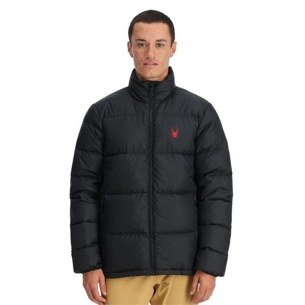 Kurtka puchowa męska Spyder Windom. Czarne kurtki męskie Spyder, m, bez wzorów, z puchu, sportowe, bez kaptura. Za 1,439.99 zł.