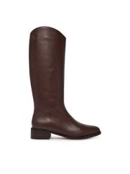 LAUREN RALPH LAUREN Kozaki 802P12995003 Brązowy. Brązowe kozaki damskie Lauren Ralph Lauren, ze skóry, bez obcasa, na płaskiej podeszwie. Za 1,599.00 zł.