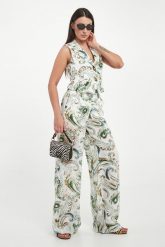 Spodnie damskie lniane Domino MARELLA. Legginsy damskie Marella, bez wzorów. Za 1,029.00 zł.