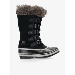 Buty zimowe damskie Sorel Joan Of Arctic Boot WP. Czarne obuwie sportowe damskie Sorel, na zimę, trekkingowe. Za 650.99 zł.