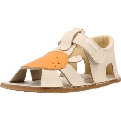 Sandały TITANITOS L560 CANGREJO Pomarańczowy. Brązowe sandały męskie TITANITOS, ze skóry, bez zapięcia. Za 185.99 zł.