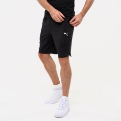 Second Life - Spodenki fitness męskie Puma Active - Stan Doskonały. Czarne krótkie spodenki sportowe męskie Puma, m, bez wzorów, z materiału, na fitness i siłownię. Za 84.99 zł.