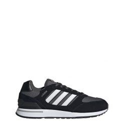 Run 80s Shoes. Białe obuwie sportowe damskie Adidas, bez wzorów, z gumy. W wyprzedaży za 301.50 zł.